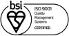 BSI ISO 9001 Quality Management Systems certified