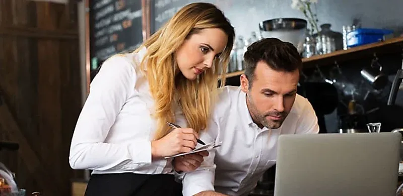 Business growth trajectory chart