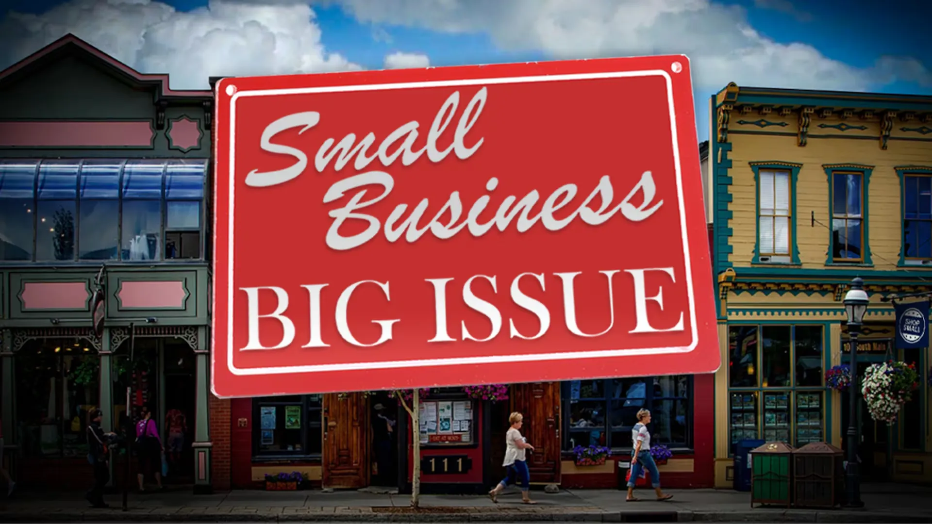 Small business storefront